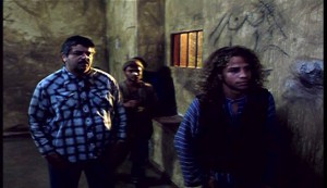 El Agujero #2 - The other prisoners including, at left, Pedro Altamirano as Hilario