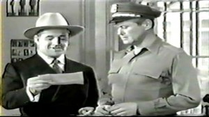 Inside the Walls of Folsom Prison #2 - Ted de Corsia as Warden Ben Rickey and David Brian as his assistant Mark Benson