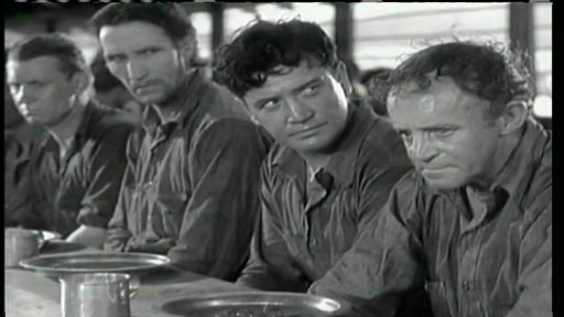 Hell's Highway - Matthew (Chas. Middleton, 2nd from left) and Duke  (Richard Dix, 2nd from right)