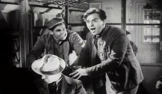 Prison Train - Fred Keating as Frankie Terris: "Guard! You've got to save me! They're trying to get me!" Prison Train - Fred Keating as Frankie Terris, increasingly worried at the plan to kill him