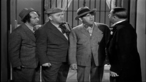 Three Smart Saps #2 - Larry, Curly and Moe try to gain entry onto the nightclub